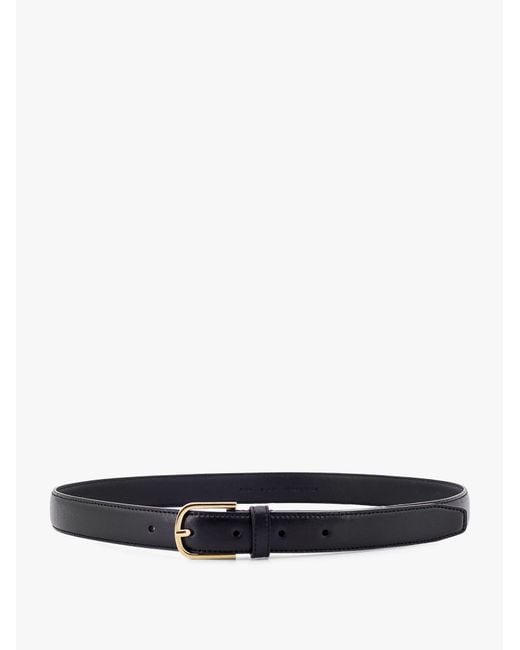Totême White Leather Belt