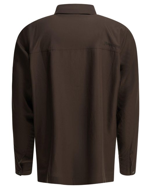 Houdini Sportswear Gray "Tree Chore" Overshirt Jacket