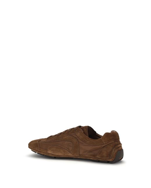 Prada Brown Montecarlo Re-Edition 2005 Sneakers for men