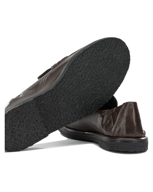 Pomme D'or Gray Loafers Espresso