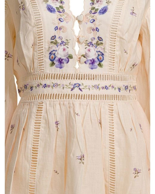Zimmermann Natural "Patience" Dress