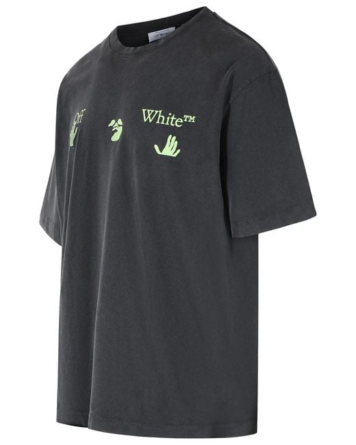 Off-White c/o Virgil Abloh Black 'Bacco Arrow' Cotton T-Shirt for men
