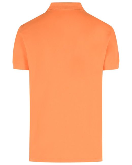 Polo Ralph Lauren Orange Cotton Polo Shirt for men