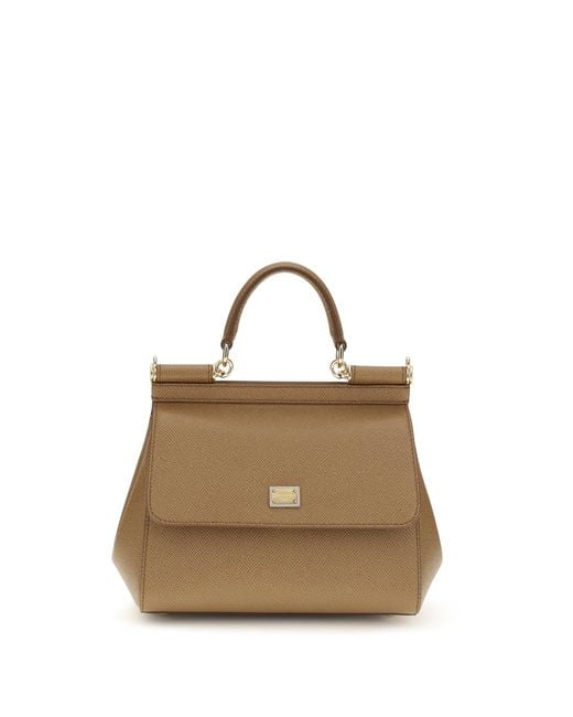 Dolce & Gabbana Natural Dolce & Gabbana Leather Handbag