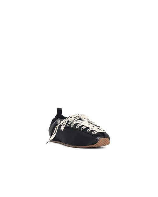 Ganni Black 'Sporty' Fabric Blend Ballet Flats