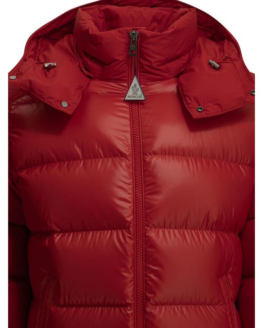 Moncler Red Maya Short Down Jacket for men