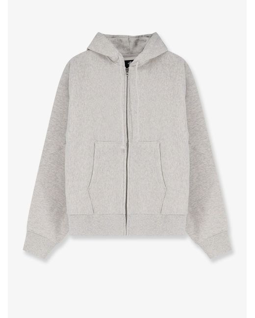 Stussy White Cotton Blend Sweatshirt for men
