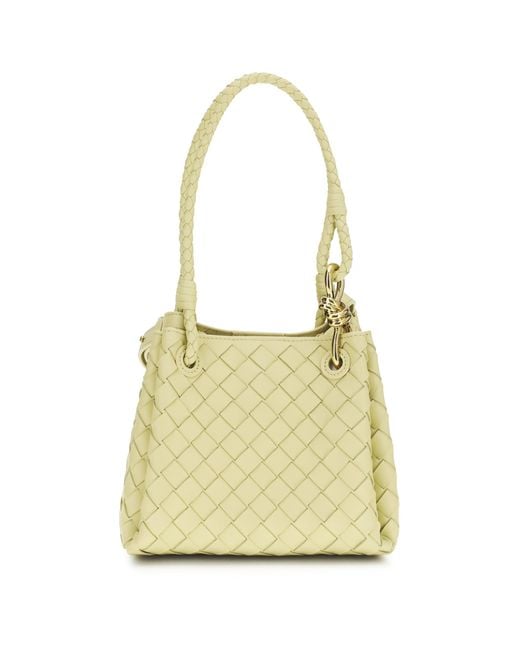Bottega Veneta Metallic Small Parachute Shoulder Bag