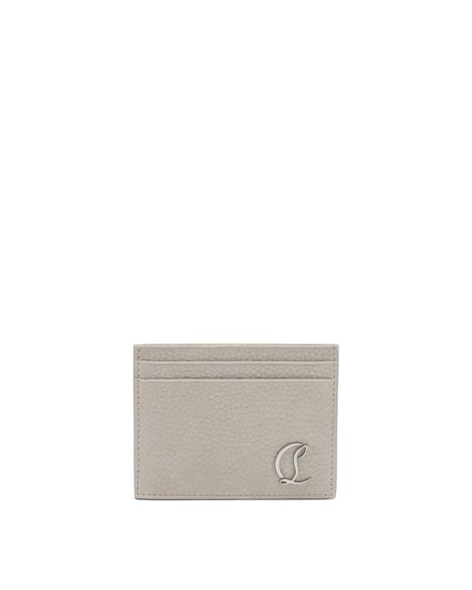Christian Louboutin White Wallets & Card Holders Beige for men