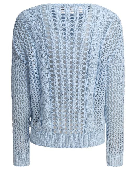 Rakku Blue Summer Breathlessnazionale Light Knitwear