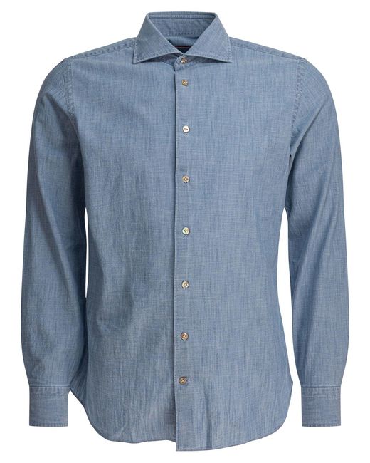 Borriello Blue Shirts for men