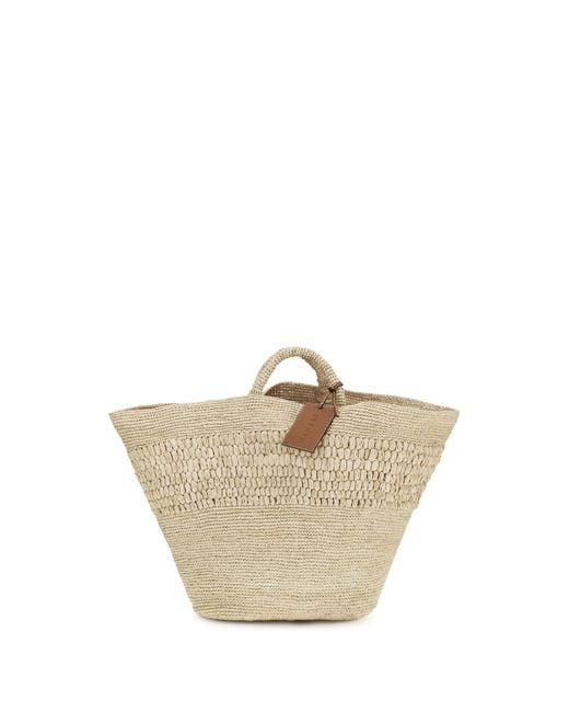 Manebí Natural Handbag Fiji Raffia