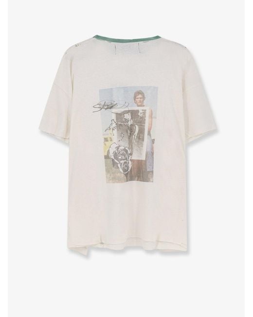 PALY White Cotton T-Shirt Ivory for men
