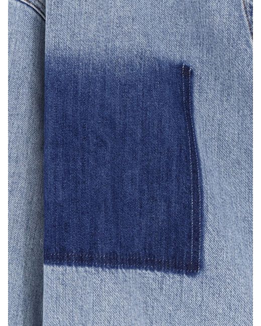 3x1 Blue Shirt Washed Cotton
