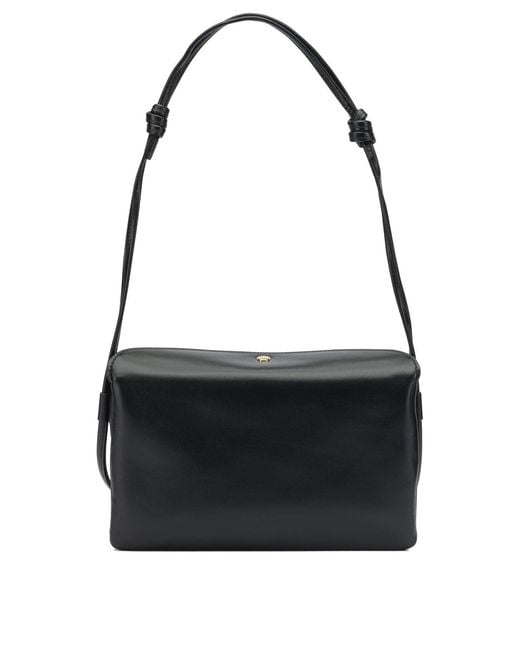 Céline Black "Trio Flap" Small Shoulder Bag
