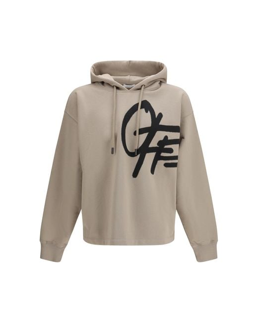 Off-White c/o Virgil Abloh White Spray Logo Skate Hoodie for men