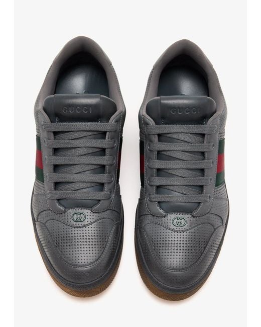 Gucci Black Screener Sneakers for men