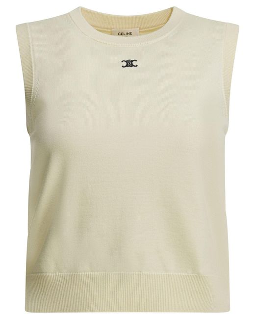 Women's Natural Triomphe Wool Vest
