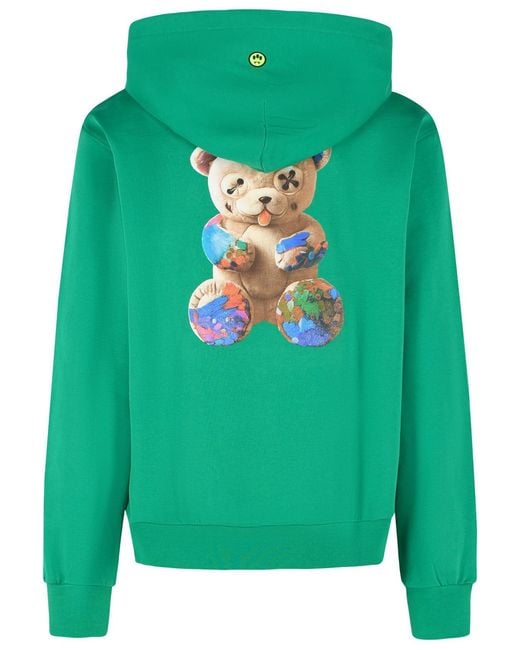 Barrow Green Cotton Sweatshirt for men