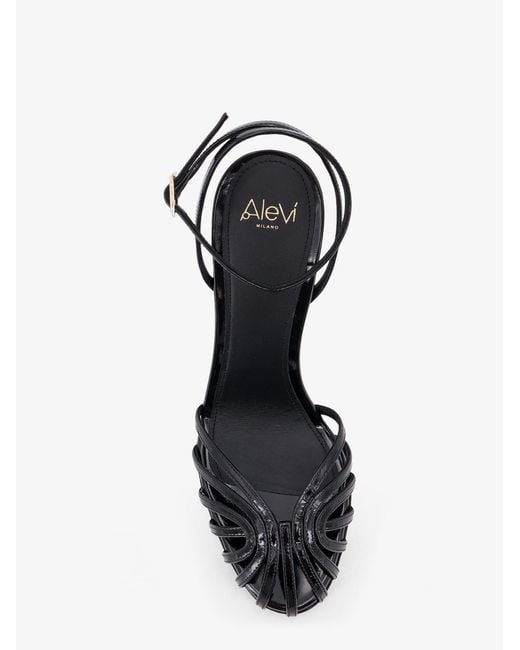 ALEVI Metallic Blake 95 Patent Leather Sandals