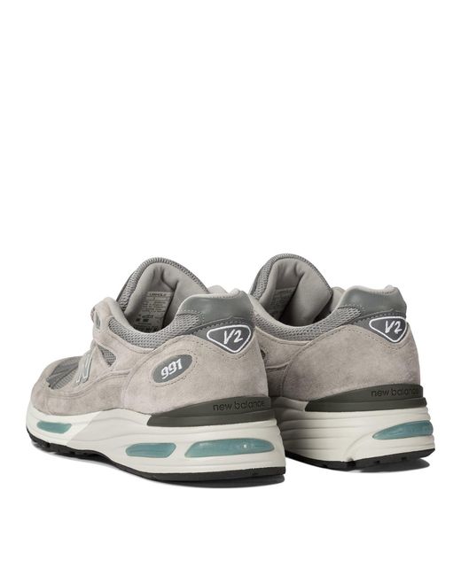 New Balance White "made In Uk 991v2" Sneakers for men