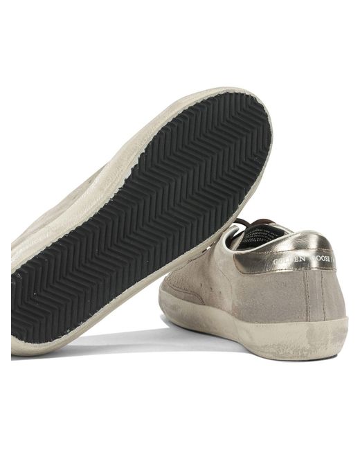 Golden Goose Deluxe Brand Natural "Super Star" Low Sneakers for men