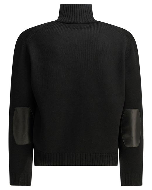 Tom Ford Black Wool Sweater With Zipper for men