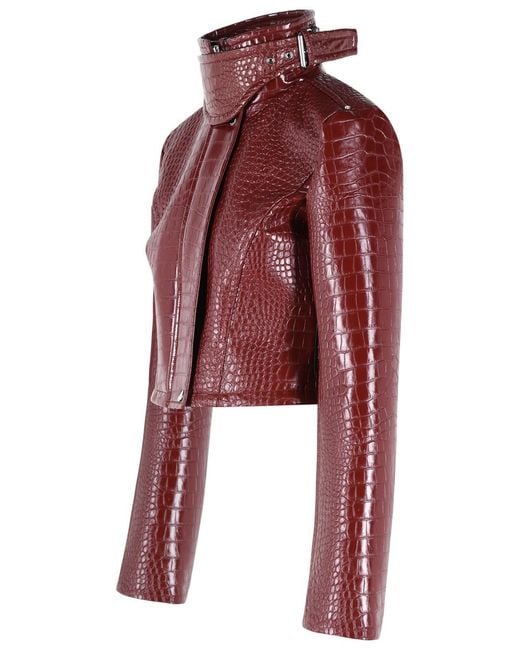 Sportmax Red 'Sultan' Crop Jacket