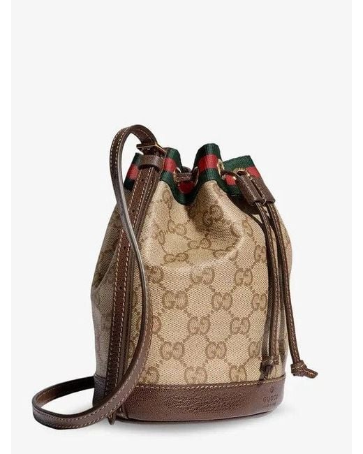 Gucci Natural Mini Gg Crossbody Bag