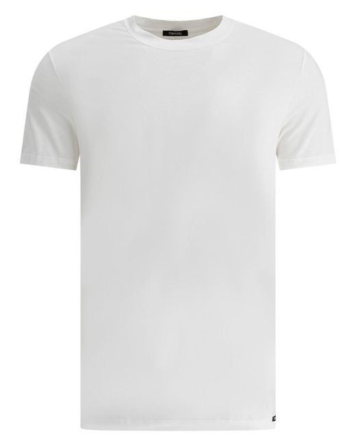 Tom Ford White Crew-Neck T-Shirt for men