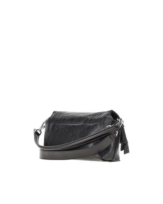 Fendi Black Medium Leather 'Baguette Soft' Bag