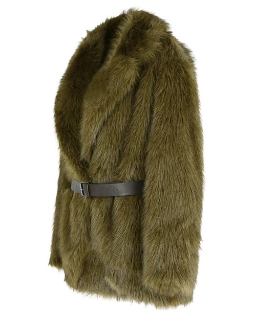 P.A.R.O.S.H. Green P.A.R.O..H. Faux Fur