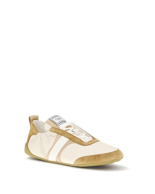 Chloé Natural Chloé Kick Sneakers