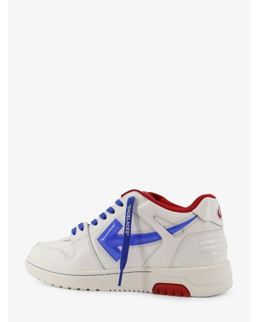 Off-White c/o Virgil Abloh White Off Out Of Office Bubble Arrow Leather Sneakers for men