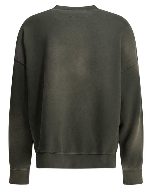Golden Goose Deluxe Brand Gray Star Crewneck Cotton Sweatshirt