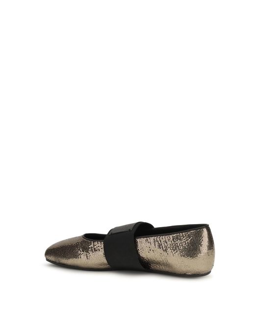 Givenchy White Sliced Square Ballerinas