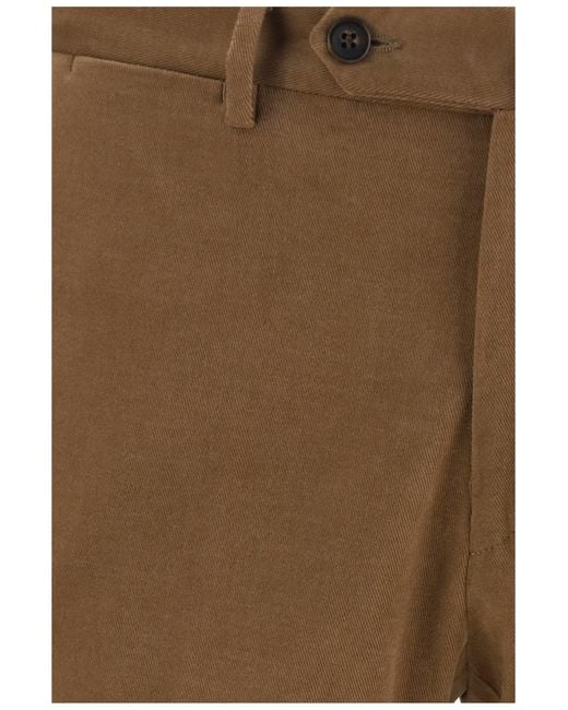 Germano Natural Tailored Corduroy Pants for men