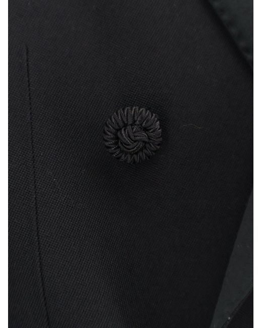 Valentino Blue Virgin Wool Blazer With Belt for men