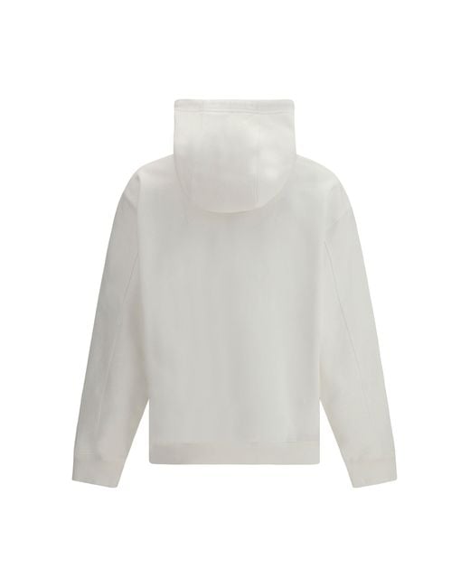 Casablanca White Innocence Triangle Hoodie for men
