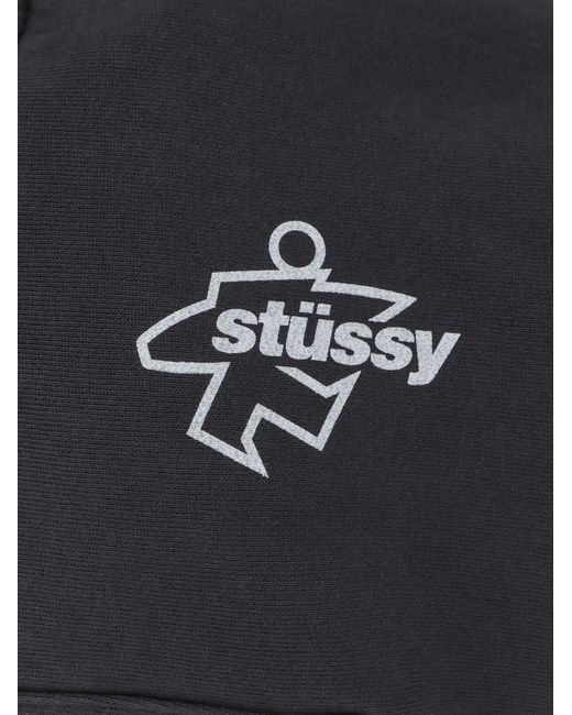 Stussy Blue Surf Size Gar Cotton Sweatshirt for men