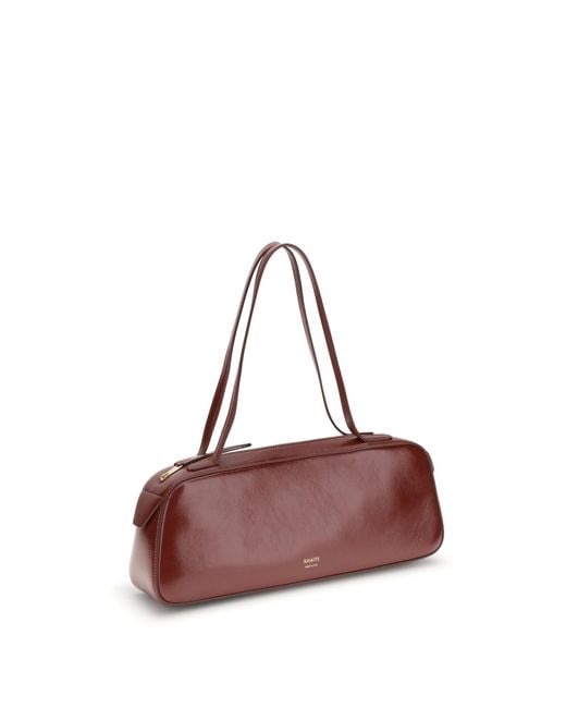 Khaite Red Simona Shoulder Bag Oxblood