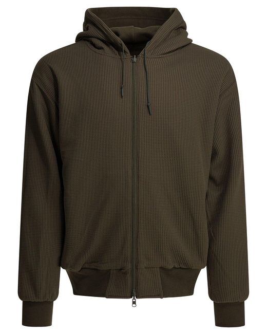 DAIWA PIER 39 Green Zipper Hoodie Sweatshirts for men