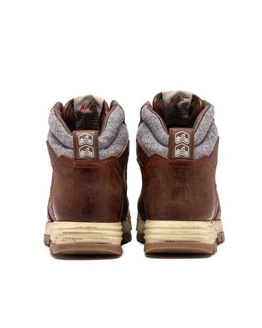 Autry Brown Lace Up Ankle Boots