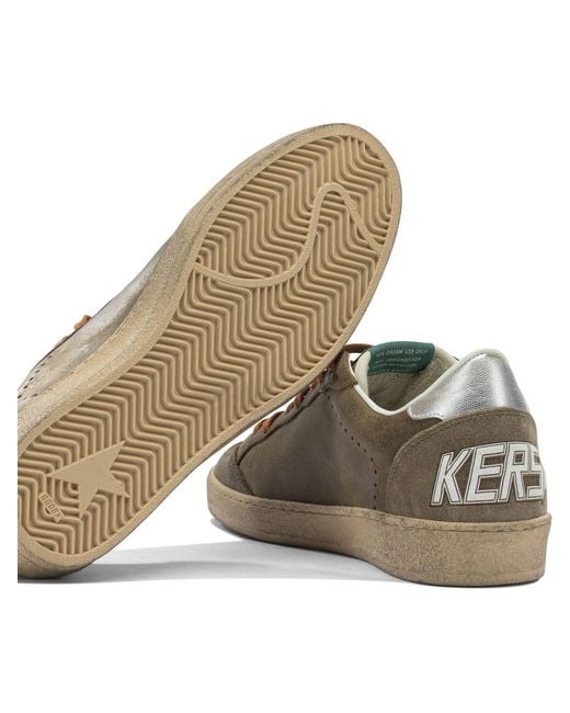 Golden Goose Deluxe Brand Brown "Ball Star" Sneakers