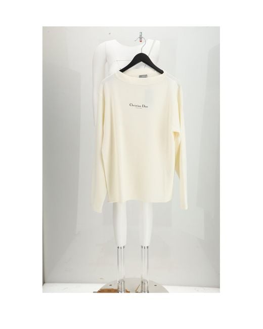 Dior White Dior Homme Maglia Bianca for men