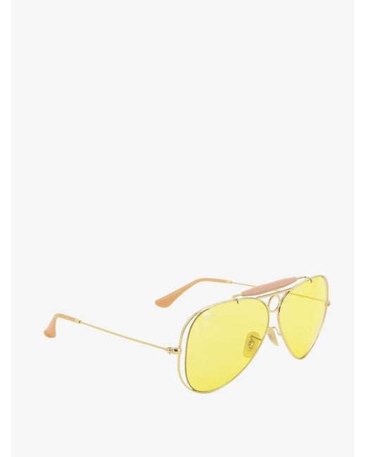 Dolce & Gabbana Yellow Dolce & Gabbana Ray-Ban X Dolce & Gabbana Acetate Sunglasses