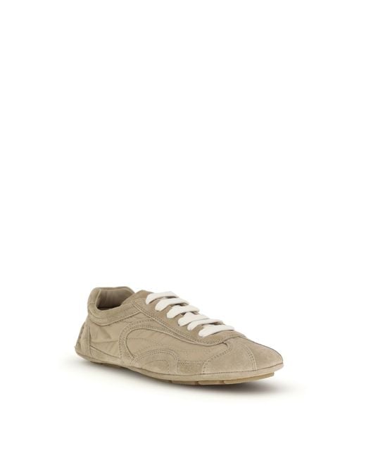 Prada White Montecarlo Re-Edition 2005 Sneakers