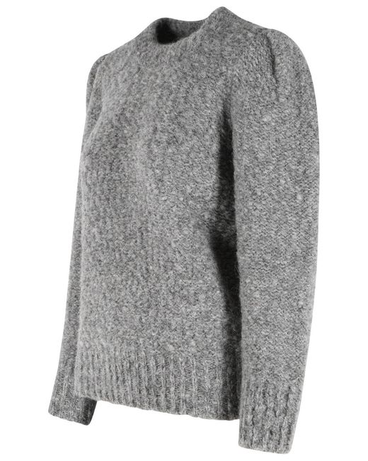 Isabel Marant Gray 'Emma' Virgin Wool Blend Sweater