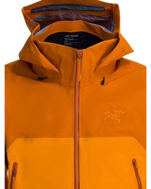 Arc'teryx Orange "Beta Ar" Technical Jacket for men
