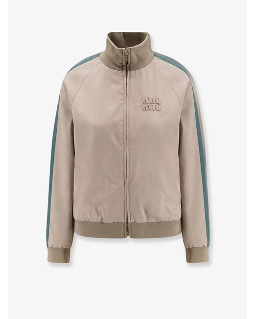 Miu Miu Natural Old Twill Jacket